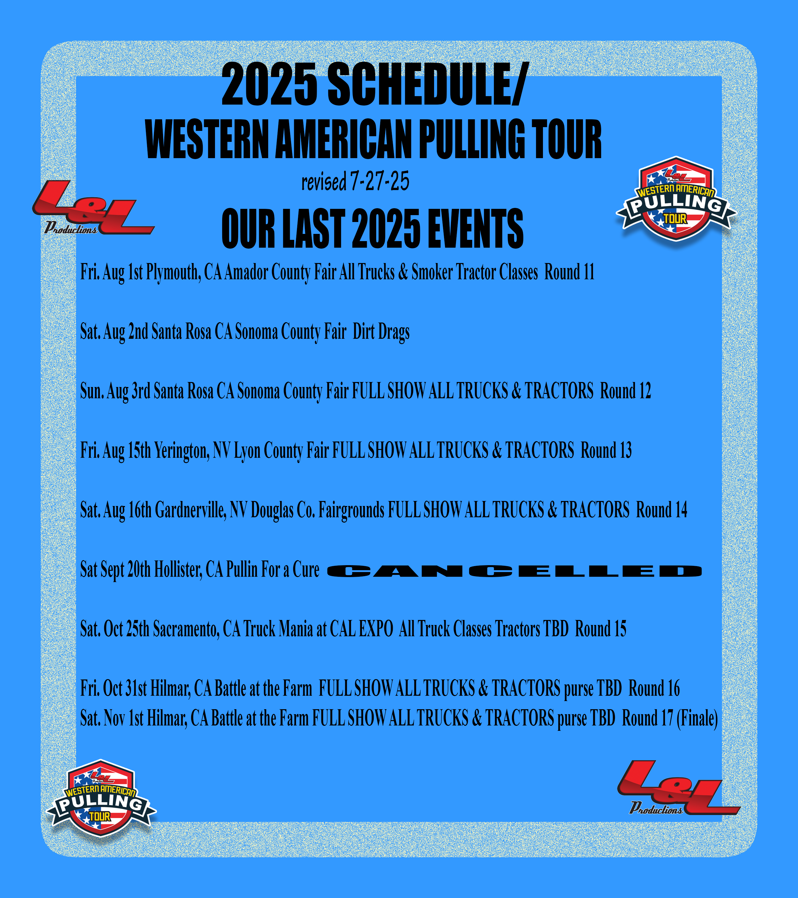Schedule 2025